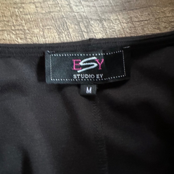 Women's ESY Studio EY Top Size M Black - Picture 2 of 6